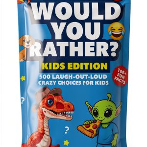 StarVerse Kids Would You Rather Question Book – 123 Pages of Fun for-0