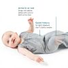 Happiest Baby Sleepea Swaddle Small Rose Stars Breathable Modern-1