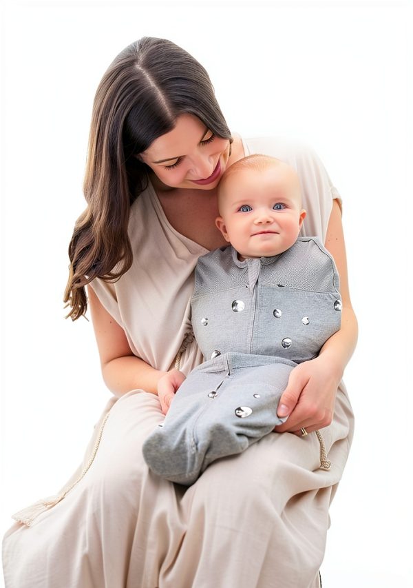 Happiest Baby Sleepea Swaddle Small Rose Stars Breathable Modern-6