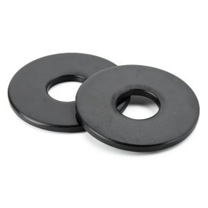 M6 Black Flat Washers by OUSCHR 304 Stainless Steel 50pcs-0