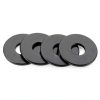 M6 Black Flat Washers by OUSCHR 304 Stainless Steel 50pcs-3