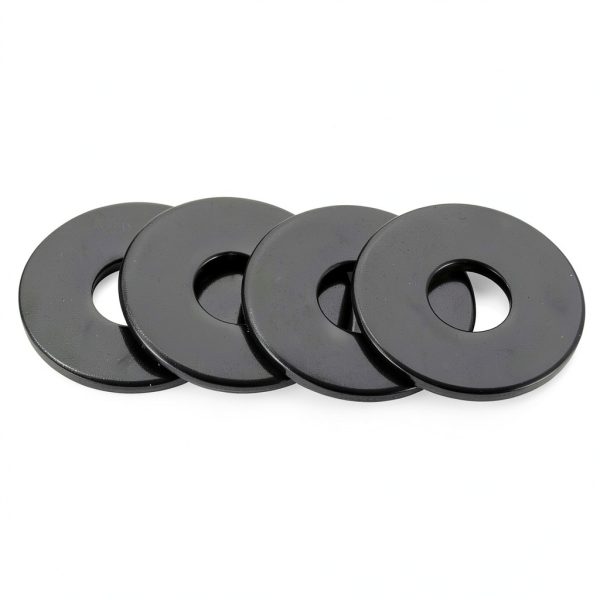 M6 Black Flat Washers by OUSCHR 304 Stainless Steel 50pcs-3