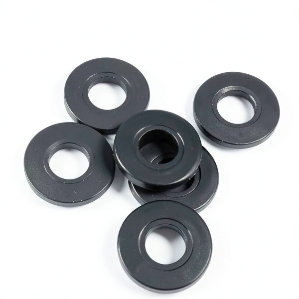 M8 Nylon Washers Black Flat 50 Pack by Qjaiune 19mm OD 2mm Thick-2