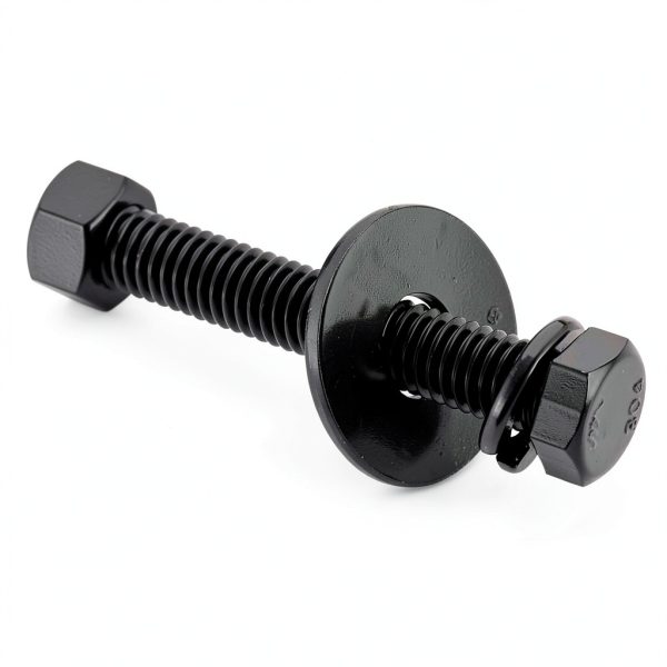 M6 Black Flat Washers by OUSCHR 304 Stainless Steel 50pcs-5