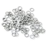 uxcell M5 Flat Washers 5x8x0.5mm 304 Stainless Steel Thin Spacers-0