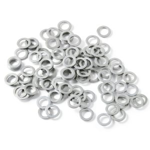 uxcell M5 Flat Washers 5x8x0.5mm 304 Stainless Steel Thin Spacers-0