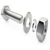 uxcell M5 Flat Washers 5x8x0.5mm 304 Stainless Steel Thin Spacers-6