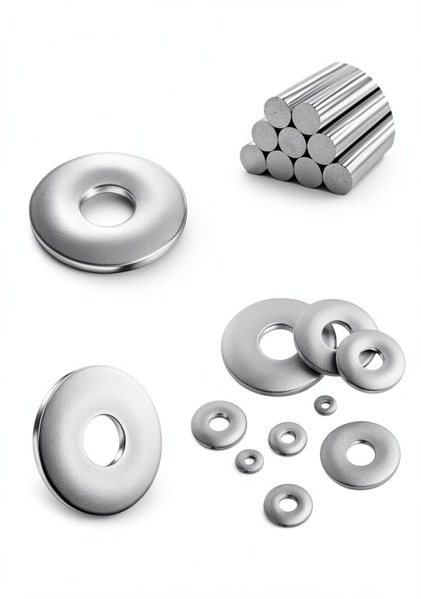 M8 Washers 20pcs Caianwin Flat Washers 304 Stainless Steel M8x24mm-2