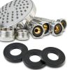 M8 Nylon Washers Black Flat 50 Pack by Qjaiune 19mm OD 2mm Thick-5
