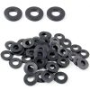 M8 Nylon Washers Black Flat 50 Pack by Qjaiune 19mm OD 2mm Thick-1